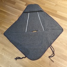 Einschlagdecke 100 % Merinowolle Babydecke für Babyschale Baby