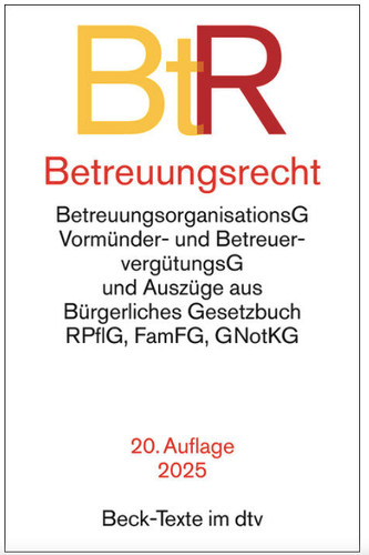 Betreuungsrecht btr - betreuungsrecht., |