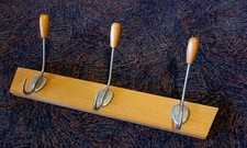 Kleine Vintage Garderobenleiste 60er/70er Jahre TOP Garderobe Mid Century