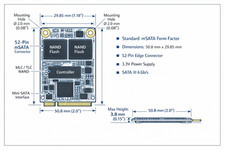 SSD Festplatte MSATA 1 / 8 /