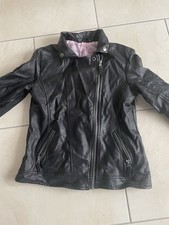 Jacke Lederimitat für Mädchen *Größe 146/152*, schwarz