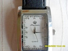 SELTENE UND SEHR SCHÖNE DAMEN-ARMBANDUHR DER MARKE: KING QUARTZ-SIEHE FOTOS