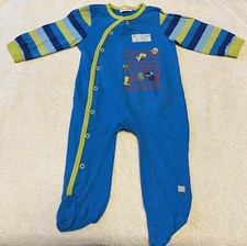 Schlafoverall blau Gr. 62/68 (867)