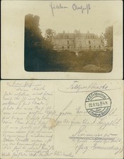 Foto  Feldpost 7. Reserve-Division, Villa, Schloss 1915 Privatfoto