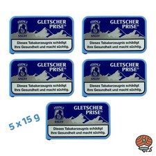 Gletscherprise Snuff Schnupftabak Dose 5x 15g