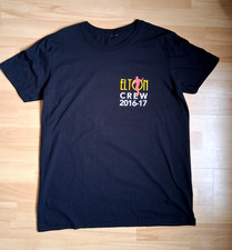 "ELTON JOHN" Crew T-Shirt 2016-17, Schwarz, Gr. M, gut erhalten