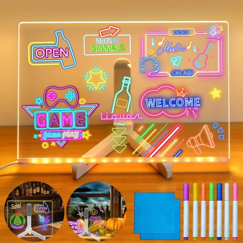 Transparente maltafel led - transparente,