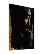 Tupac Leinwand Bild abstrakt