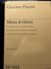 Noten Chor Messa di Gloria | Giacomo Puccini | Buch  | Ricordi Berlin