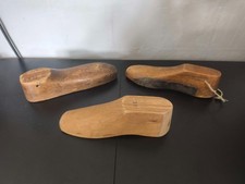 3 alte Schusterleisten aus Holz