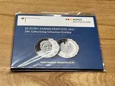 20 Euro Sammlermünze Silber 925 - 200. Geburtstag Sebastian Kneipp (2021)