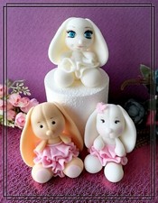 Hase Tortenfigur aus Fondant