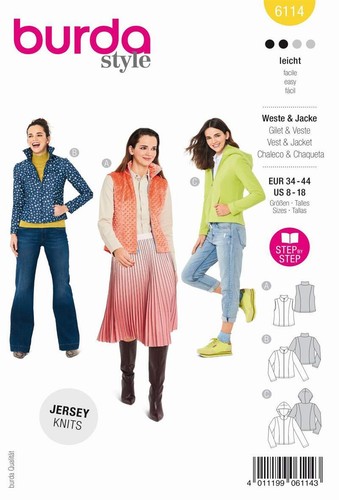Schnittmuster burda 6114 - burda,