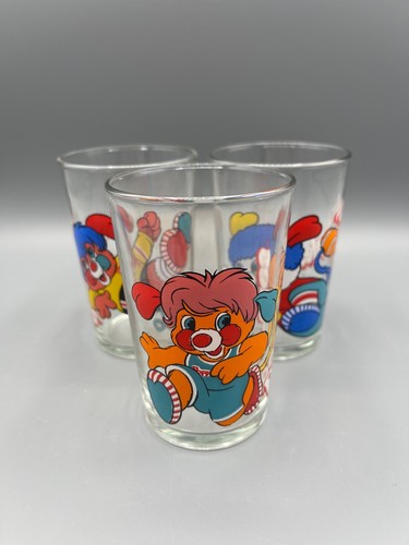 Popples trinkglas 80s - trinkglas,
