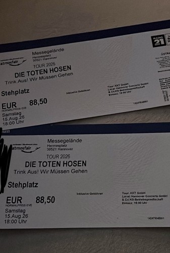 Die toten hosen - die, 2026