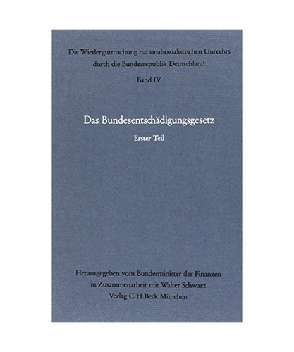 Die wiedergutmachung - die, iv