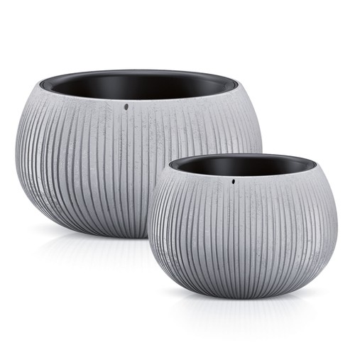 Blumentopf beton optik - 2x, beton-optik