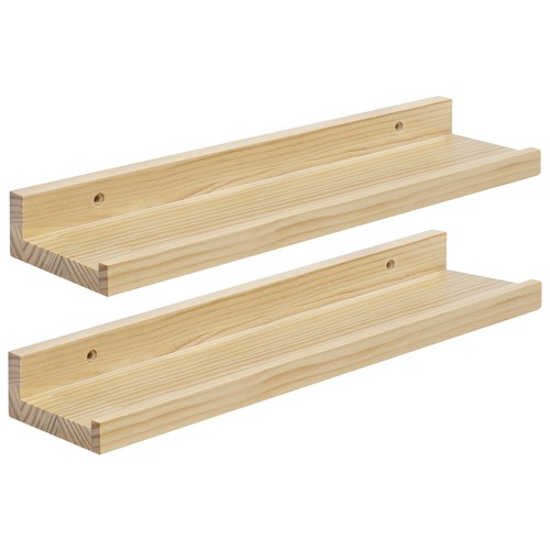 Wandregal holz hängeregal - 2x,