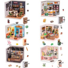 Rolife Super Schöpfer Kunststoff 3D Puppenhaus 6-Set DIY Erwachsene Geschenke