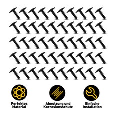 50 Clips Torx Schrauben Spreizmutter Radhausschale Clips für VW Seat Audi Ford