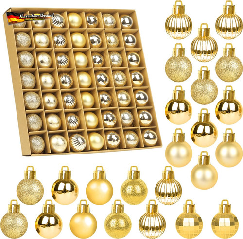 Weihnachtskugeln set stück - set, 49