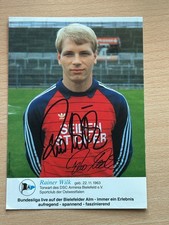 Rainer Wilk Arminia Bielefeld Autogrammkarte original signiert #43447