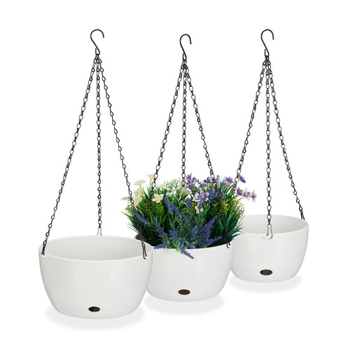 Blumenampel mit wasserspeicher