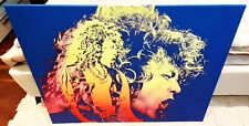 ROBERT PLANT LED ZEPPELIN Portrait Fotoleinwand Poster Bild Keilrahmen 120X90