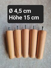 5x Konisch Holzbeine
