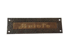 Antike Briefklappe Briefeinwurf Briefschlitz Briefe Briefkasten Eisen!!