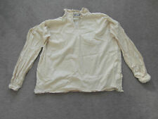 Freyhand XXL Bluse crème weiß Baumwolle LARP