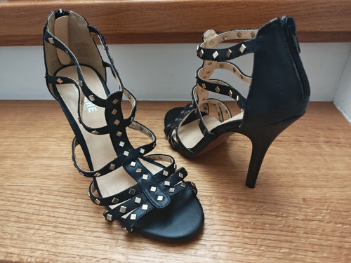 Schwarze gladiator high heels - high,