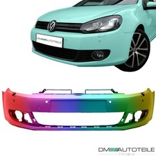 Ersatz & NEU Stoßstange vorne LACKIERT für VW Golf 6 VI mit 4x PDC + SRA-EU WARE