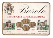 x2161 BAROLO Antichi Poderi dei Marchesi di Barolo BAROLO Etikett wine label
