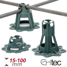 Bewehrung Abstandhalter mit Grundplatte 10-500 St Kunststoff Distanzhalter