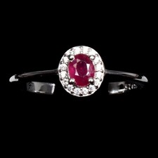 925 Sterlingsilber Ring Ovaler