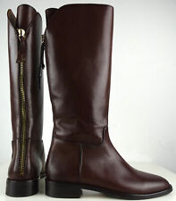MASSIMO DUTTI Damen Reitstiefel Echtleder Wadenhohe Stiefel Braun Gr.37 NEU
