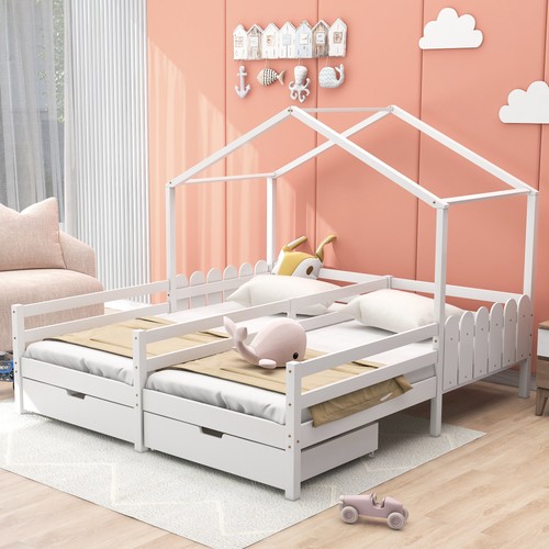 Hausbett kinderbett gitterbett - kinderbett,