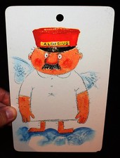 Aloisius Engel ,altes Frühstücks Brettchen ,60er Jahre