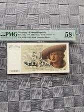 Deutschland Banknote für Sammler 50  DM  1948  PMG  58  Zertifiziert