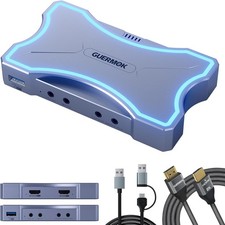 4K HDMI Capture Card Dual In/Out USB3.0 4K@60Hz 2K@144Hz Mic Audio Switch2/1