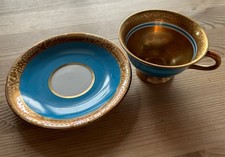 Zeh Scherzer Sammeltasse Mokka Sammeltasse Espresso türkis gold sehr guter