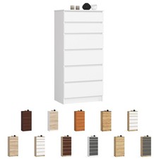 Kommode AKORD K60 mit 6 Schubladen B60 x H130 x T40 cm