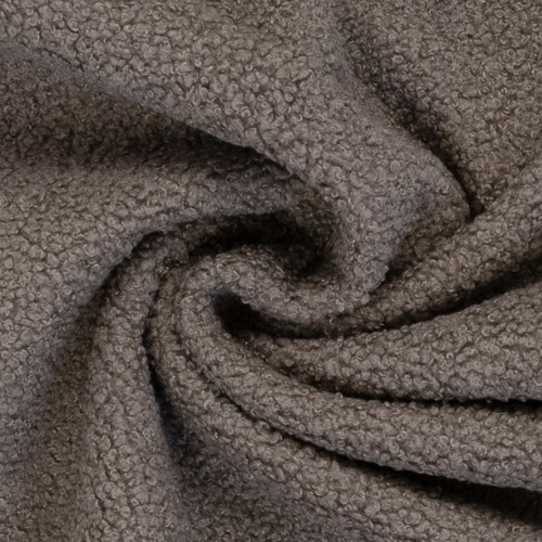 Dekostoff boucle taupe braun - boucle,
