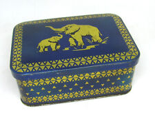 alte Blechdose Kaffeedose mit Elefanten Motiv, Pabelco Hamburg (Pedro-Kaffee)