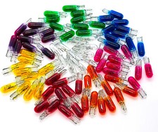 10 x T5 W5/1.2 12V W1.2W W2x4,6D Glüh Lampe Glassockel Tacholicht KFZ PKW Auto