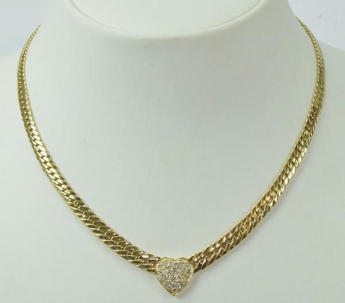 Hals collier kette - kette, mit