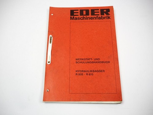 Eder r805 r815 raupenbagger - eder,
