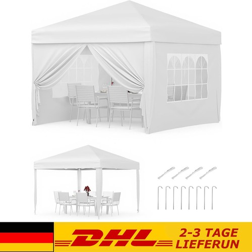 3x3m pavillon weiß - pavillon,