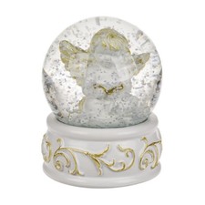 Schüttelkugel Engel goldene Ranke Schneekugel Glitzerkugel Traumkugel Glaskugel